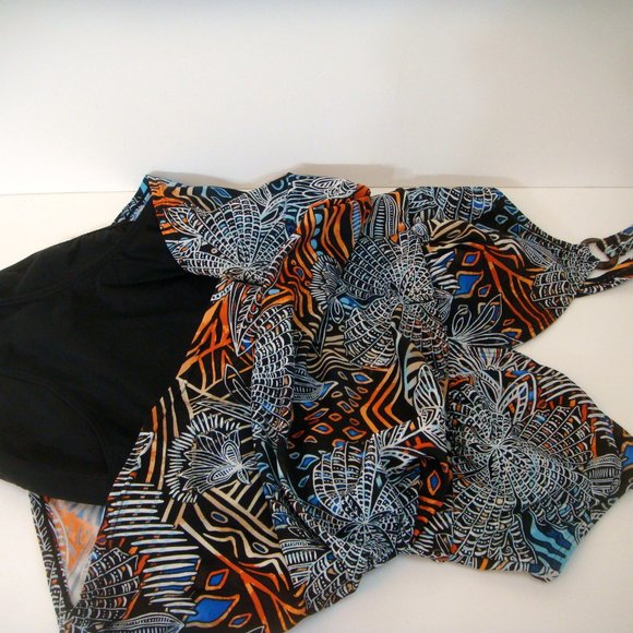 Christina One Piece Swim Suit with Over Dress - Picture 5 of 5